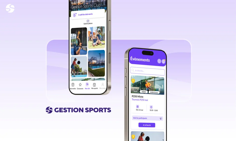 L'application mobile Gestion Sports, écosystème complet pour le club de padel