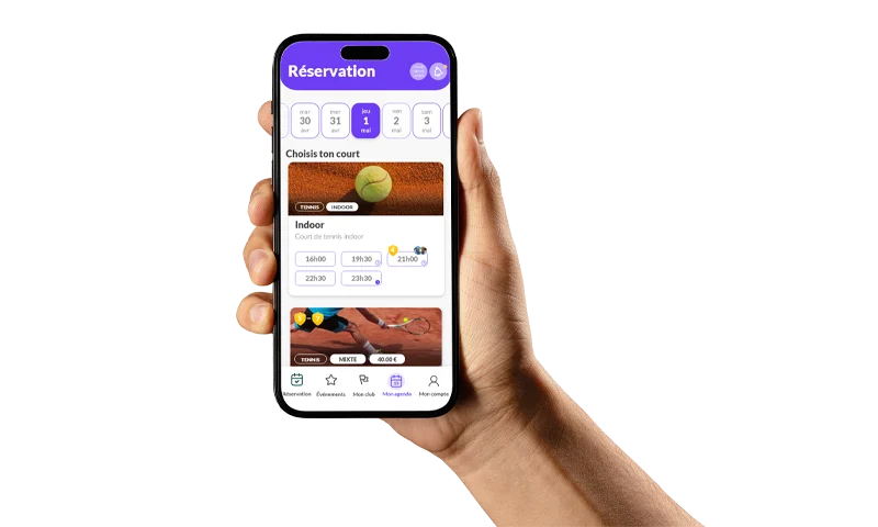 Digitalisation de l'administration d'un club de tennis