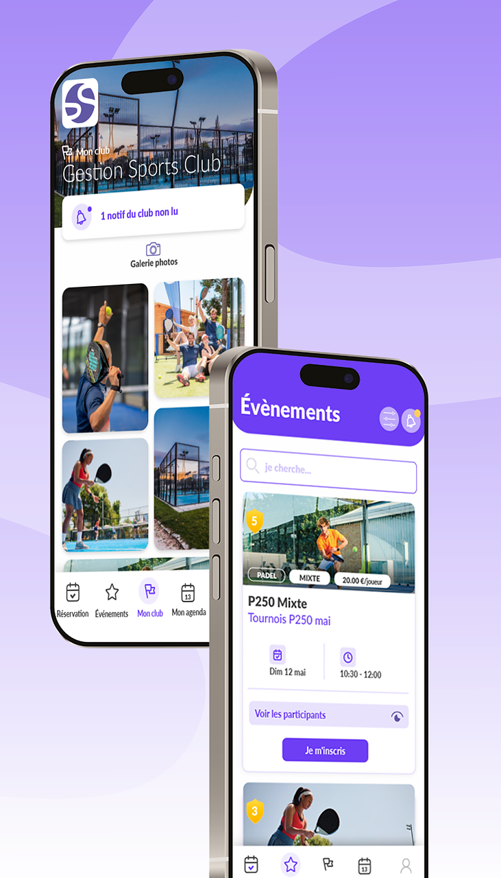 Gestion Sports — logiciel de référence pour clubs de padel, tennis et pickleball