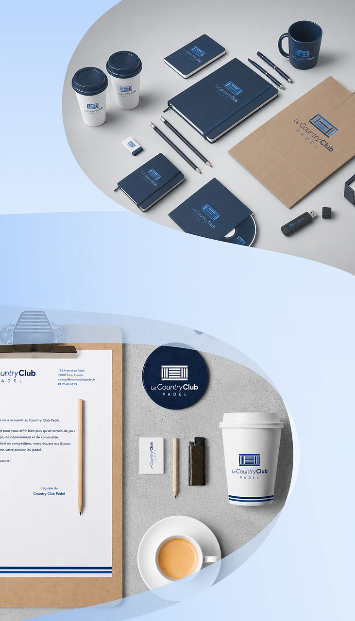 GS Vision — logo, charte graphique et site web pour clubs sportifs