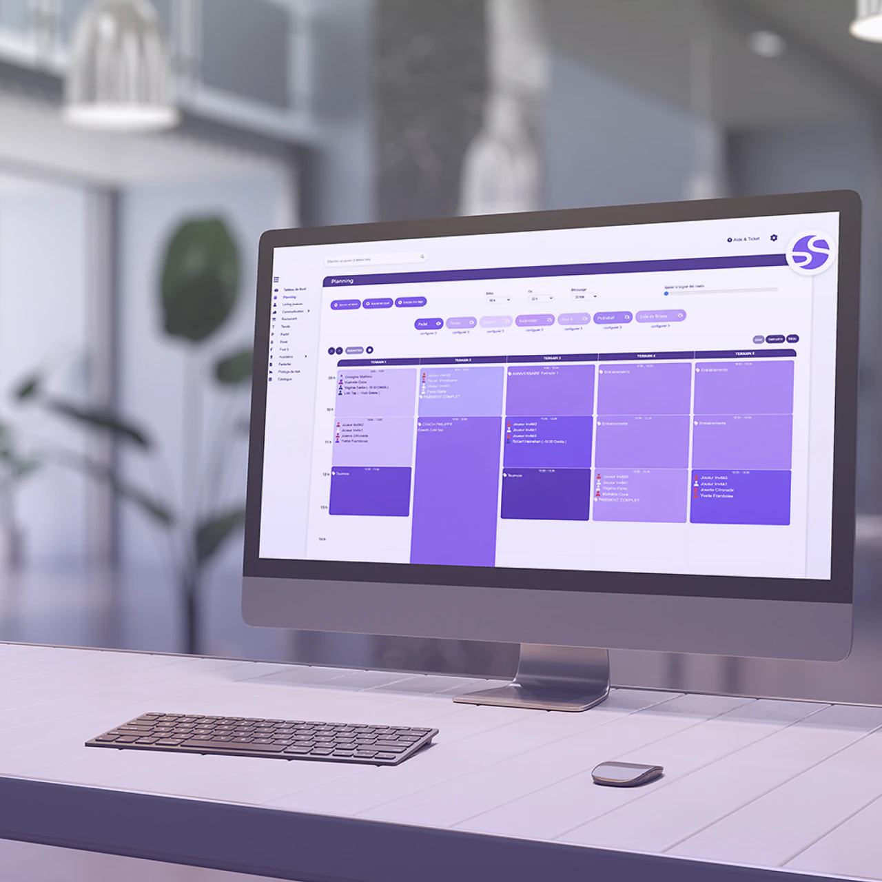 Premier outil de réservation Gestion Sports