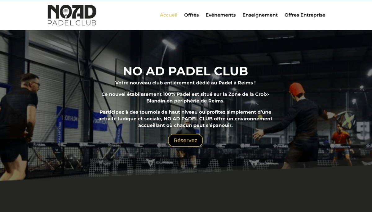 Site Internet Club de Sports