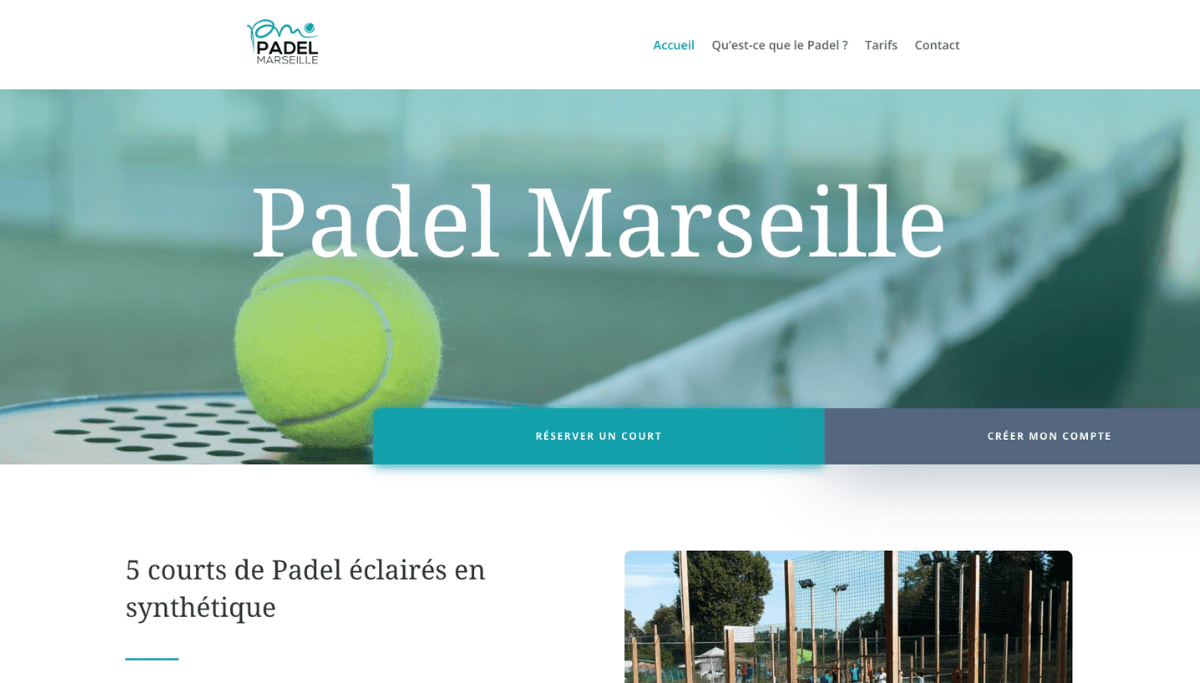 Site Internet Club de Sports